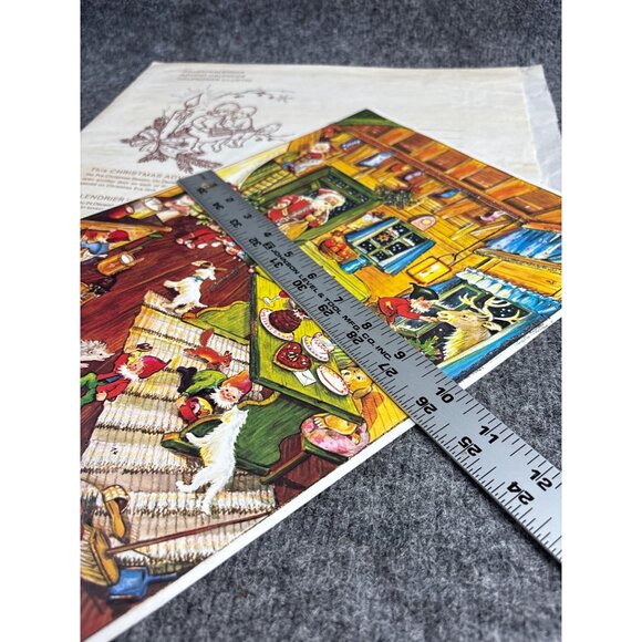 Vintage West Germany Illustrated Advent Calendar - Picture 7 of 8